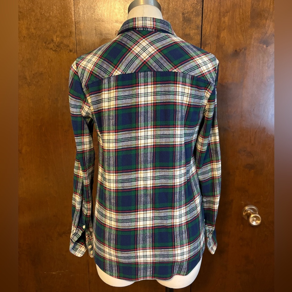 Mixed-Plaid Button Down - image 2